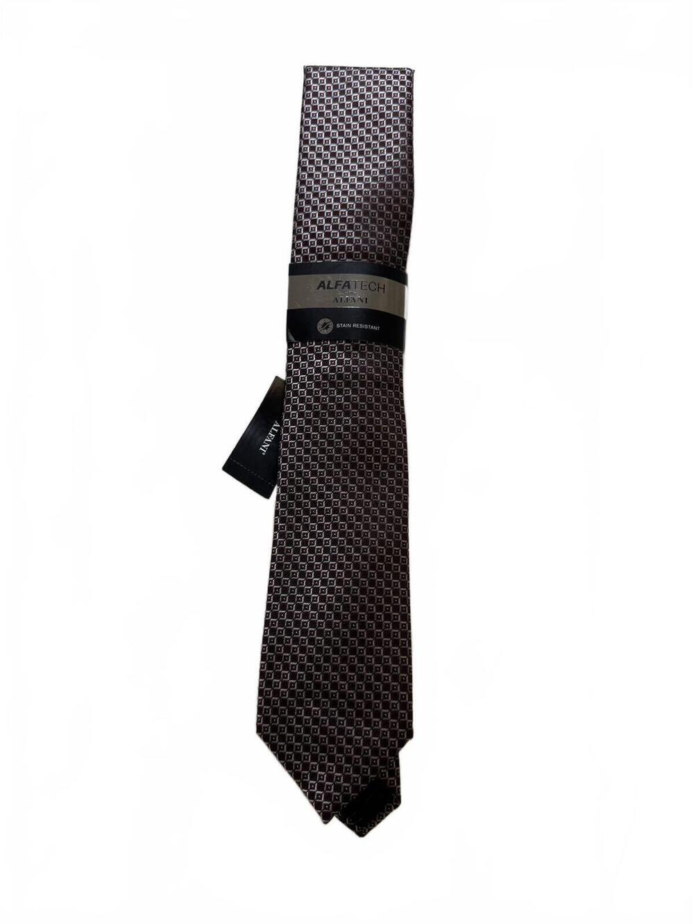 Alfani ALFATECH Geometric Pattern Tie